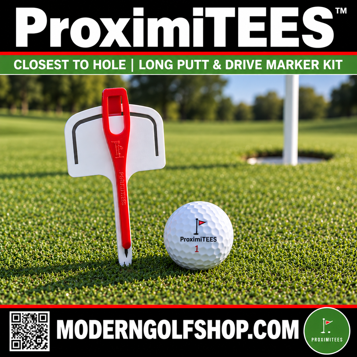 ProximiTEES reusable golf contest marker kit